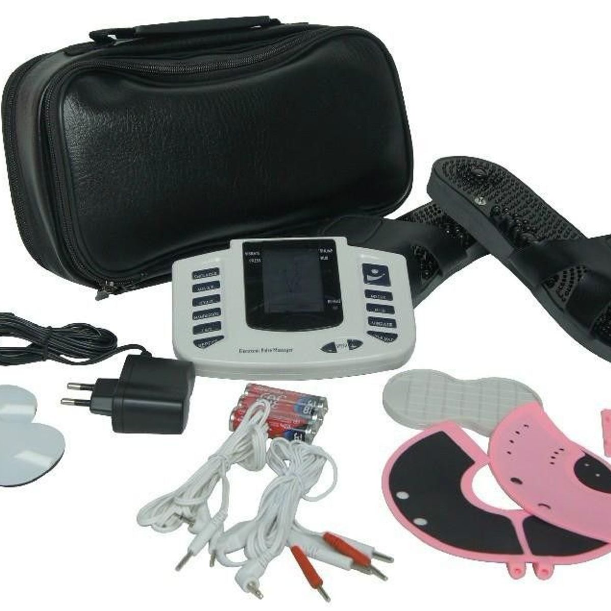 RISUTIMPORT - Nais Electroestimulador Tens + 6 Parches + Sandalia De Terapia