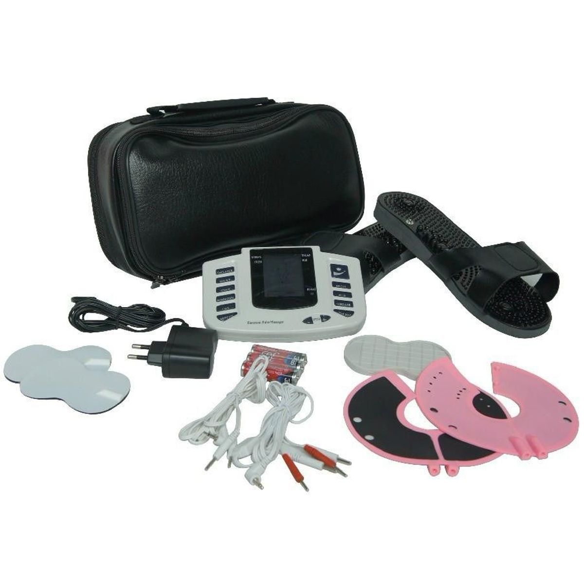 RISUTIMPORT - Nais Electroestimulador Tens + 6 Parches + Sandalia De Terapia