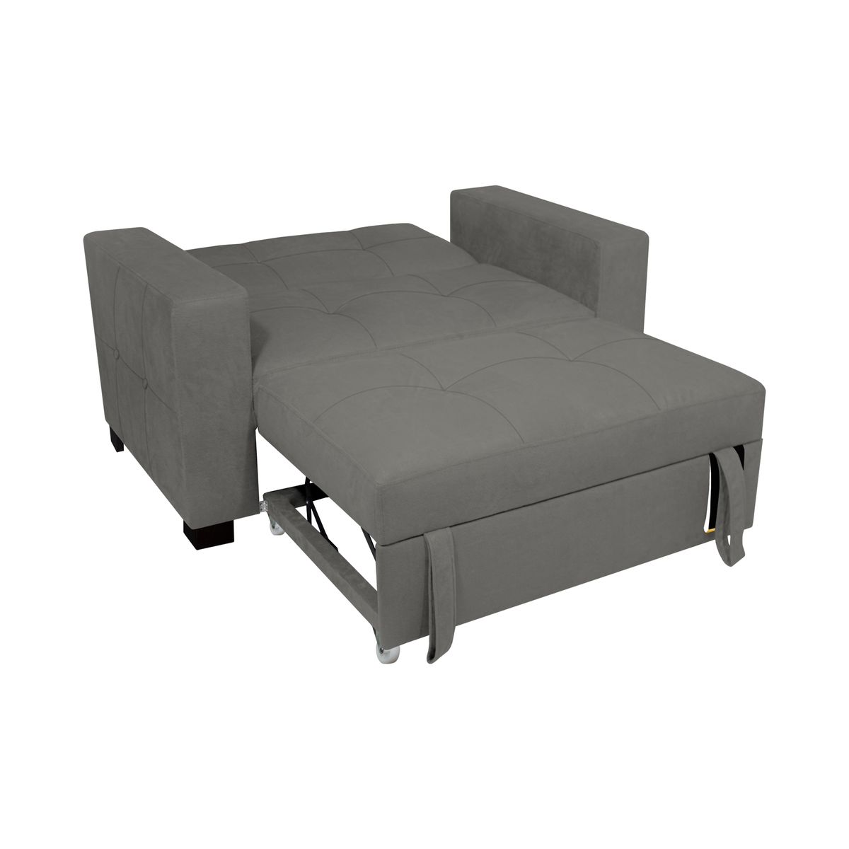BARAKA HOME - Sofá Cama Madison 1.5 Plz - Gris oscuro