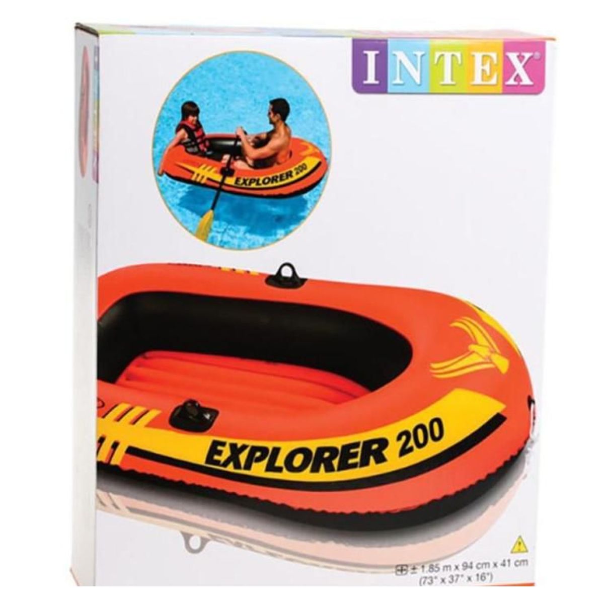 INTEX - intex - Bote inflable modelo Explorer Capacidad 95 kg