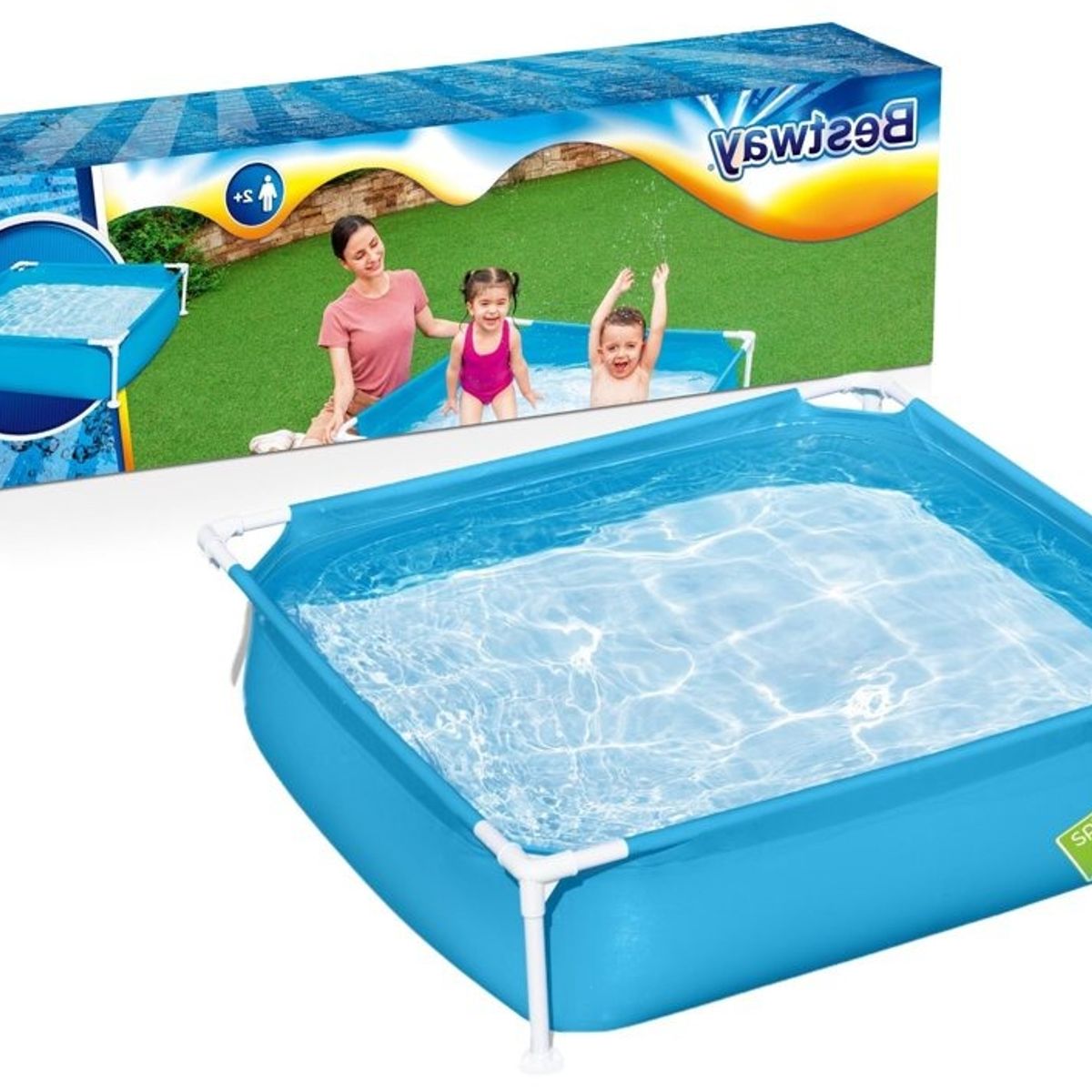BESTWAY - Piscina con estructura de metal mi primera Piscina - Bestway