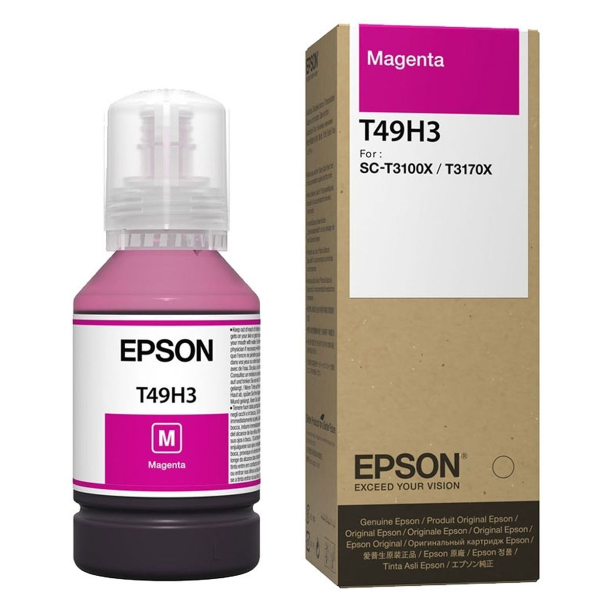 EPSON - BOTELLA TINTA EPSON T49H3 MAGENTA T49H300 ORIGINAL