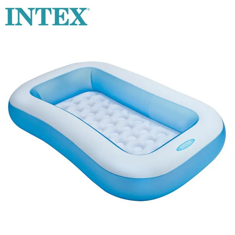 INTEX - Intex - Piscina inflable rectángulo con base inflable