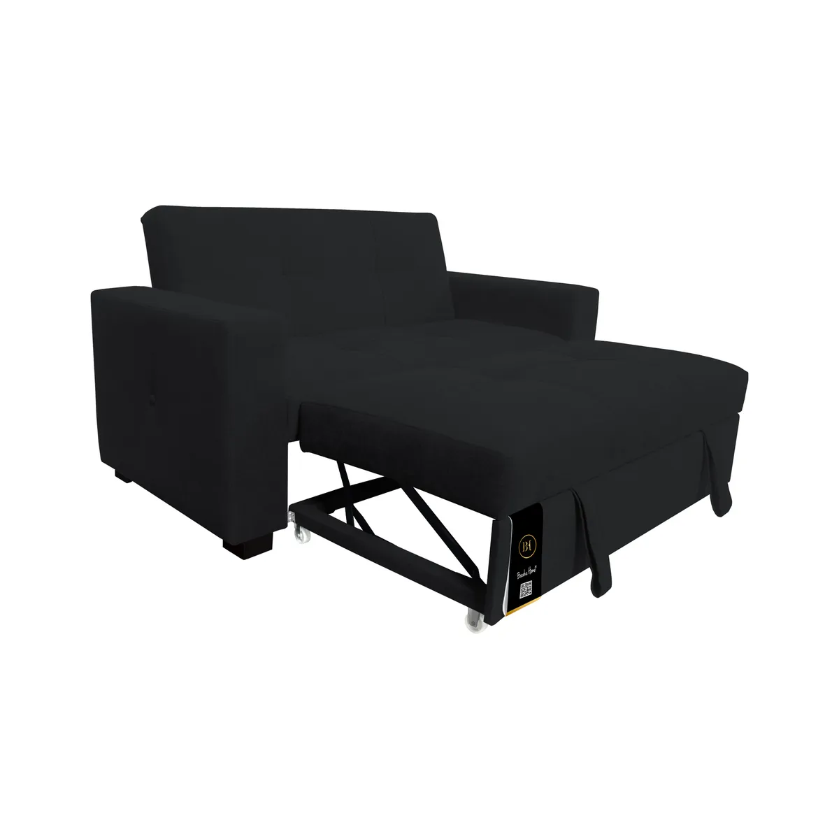 BARAKA HOME - Sofá Cama Madison 2 Plz - Negro