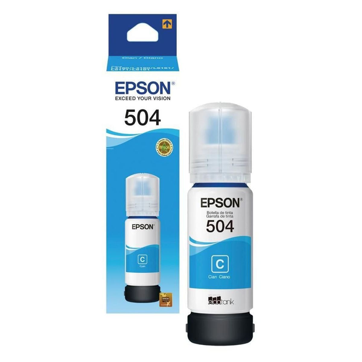 EPSON - BOTELLA TINTA EPSON 504 CIAN (T504220) ORIGINAL
