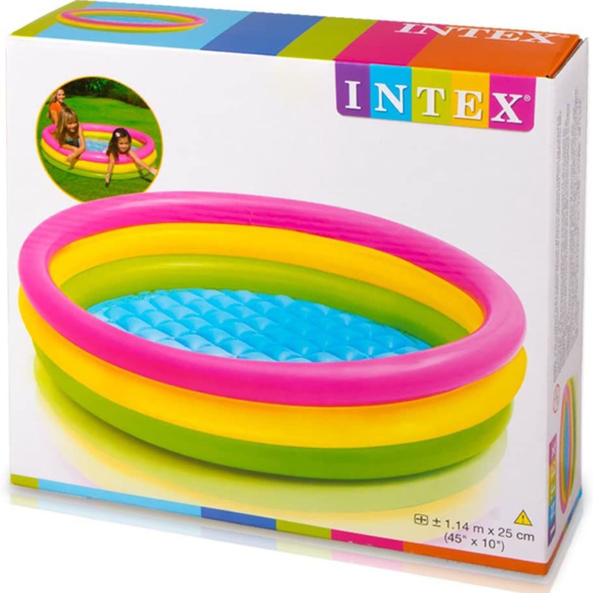 INTEX - Intex - Piscina Inflable multicolor con base inflable