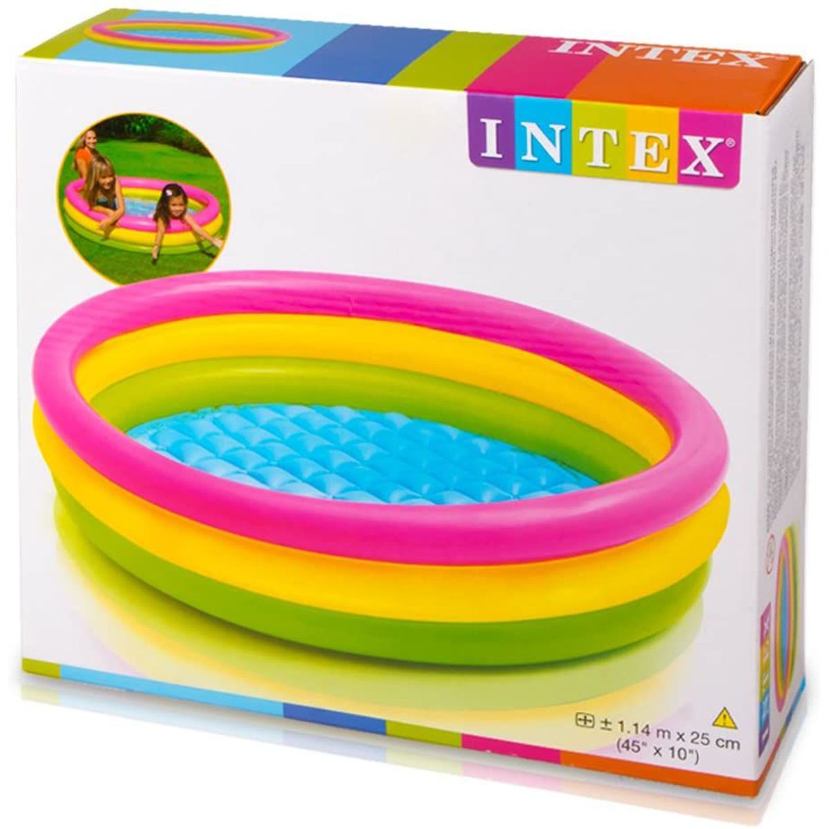 INTEX - Intex - Piscina Inflable multicolor con base inflable