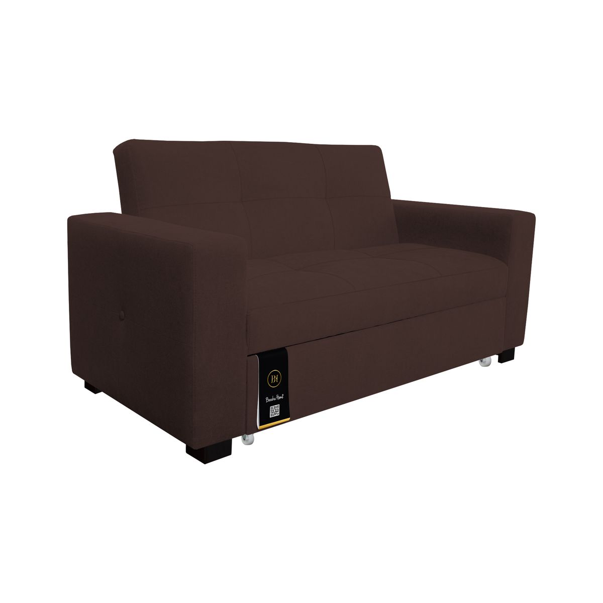 BARAKA HOME - Sofá Cama Madison 2 Plz - Chocolate