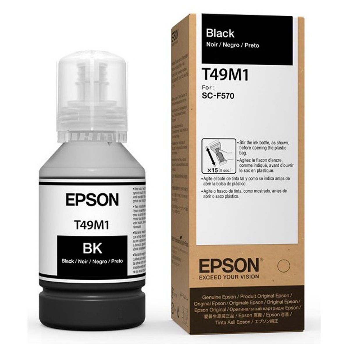 EPSON - TINTA EPSON T49M1 NEGRA T49M120 ORIGINAL