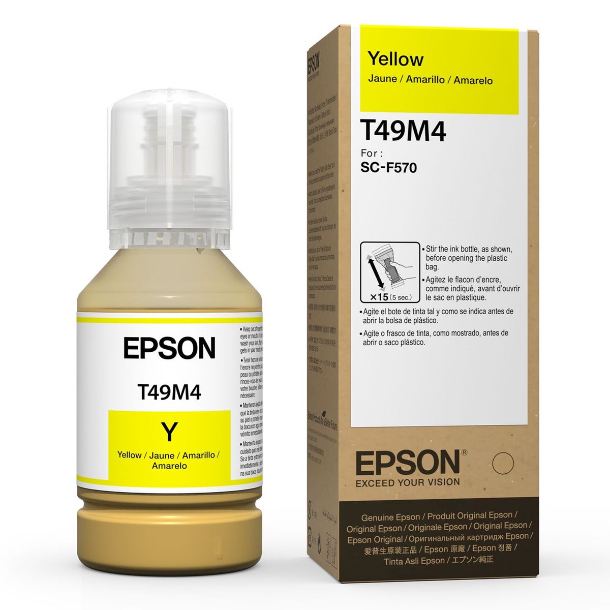 EPSON - TINTA EPSON T49M4 AMARILLA T49M420 ORIGINAL