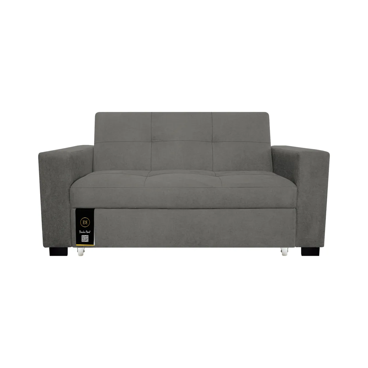BARAKA HOME - Sofá Cama Madison 2 Plz - Gris oscuro