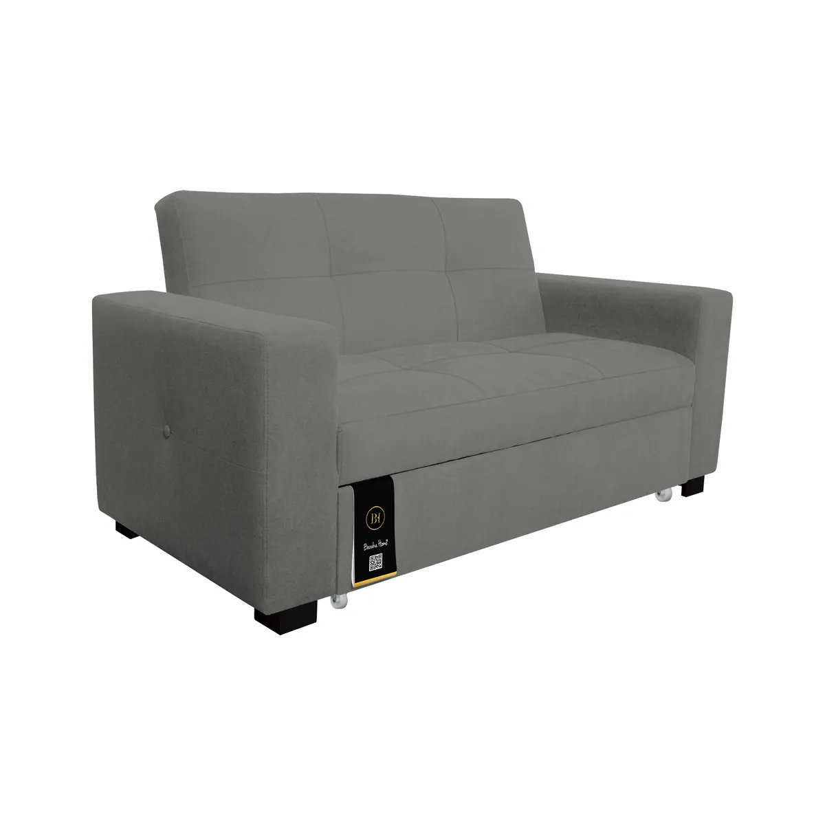 BARAKA HOME - Sofá Cama Madison 2 Plz - Gris oscuro