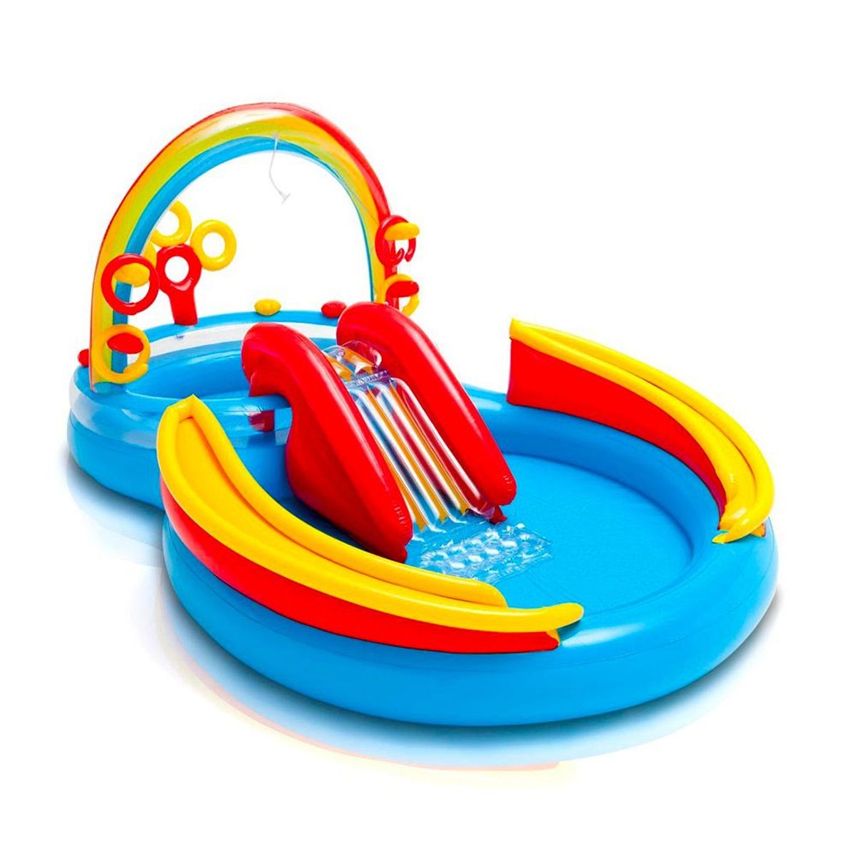 INTEX - Intex - Piscina Inflable Arcoíris con centro de juegos