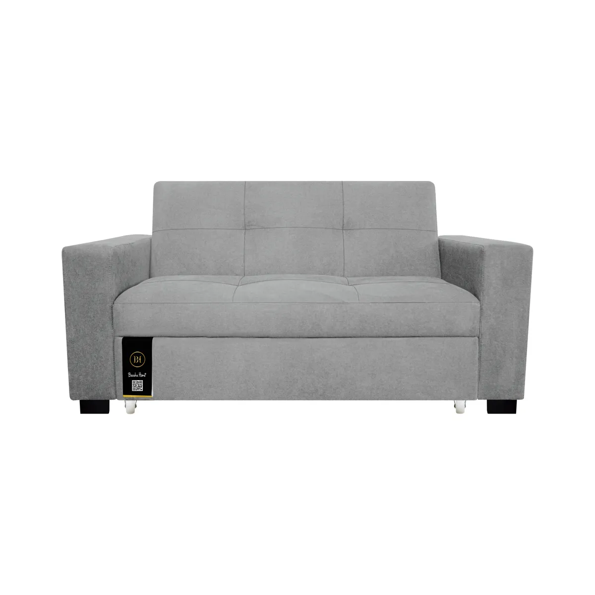 BARAKA HOME - Sofá Cama Madison 2 Plz - Gris claro