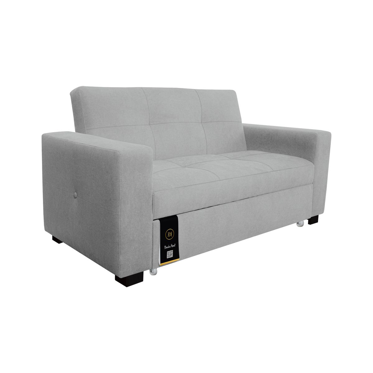 BARAKA HOME - Sofá Cama Madison 2 Plz - Gris claro