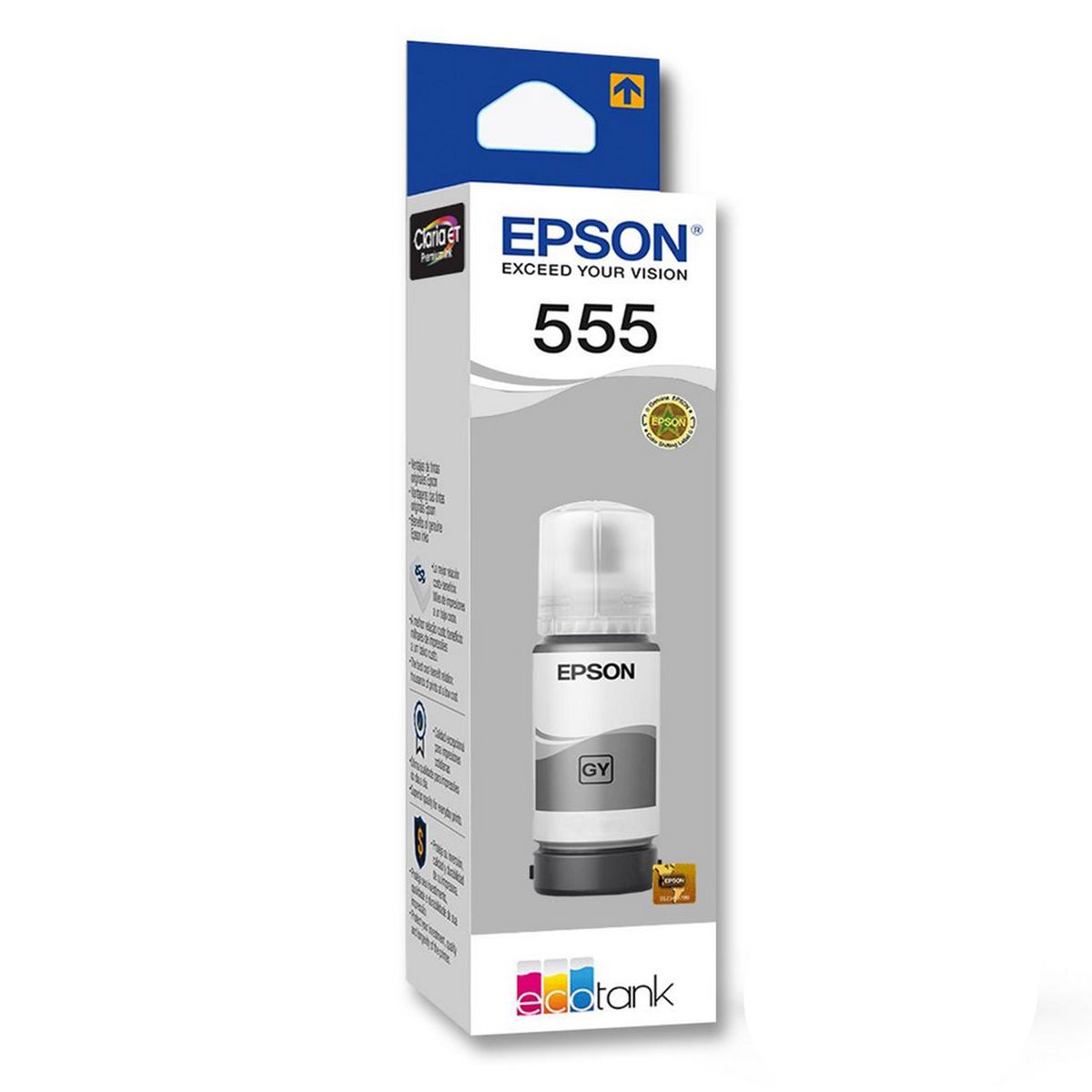 EPSON - TINTA EPSON 555 GRIS (T555520) ORIGINAL