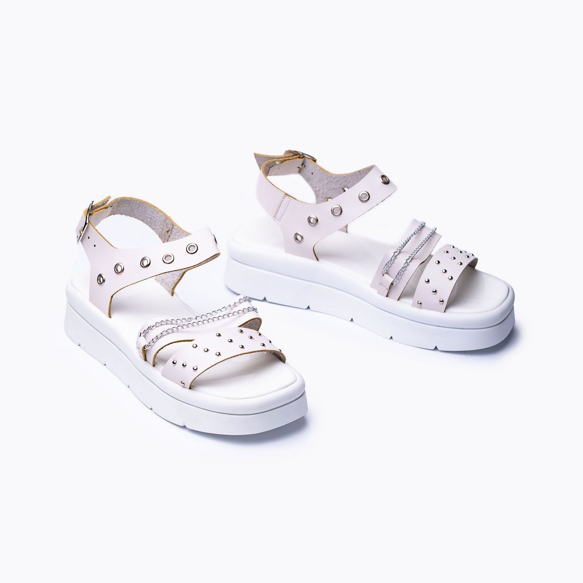 NEBULA - Sandalia Monaco - Blanco