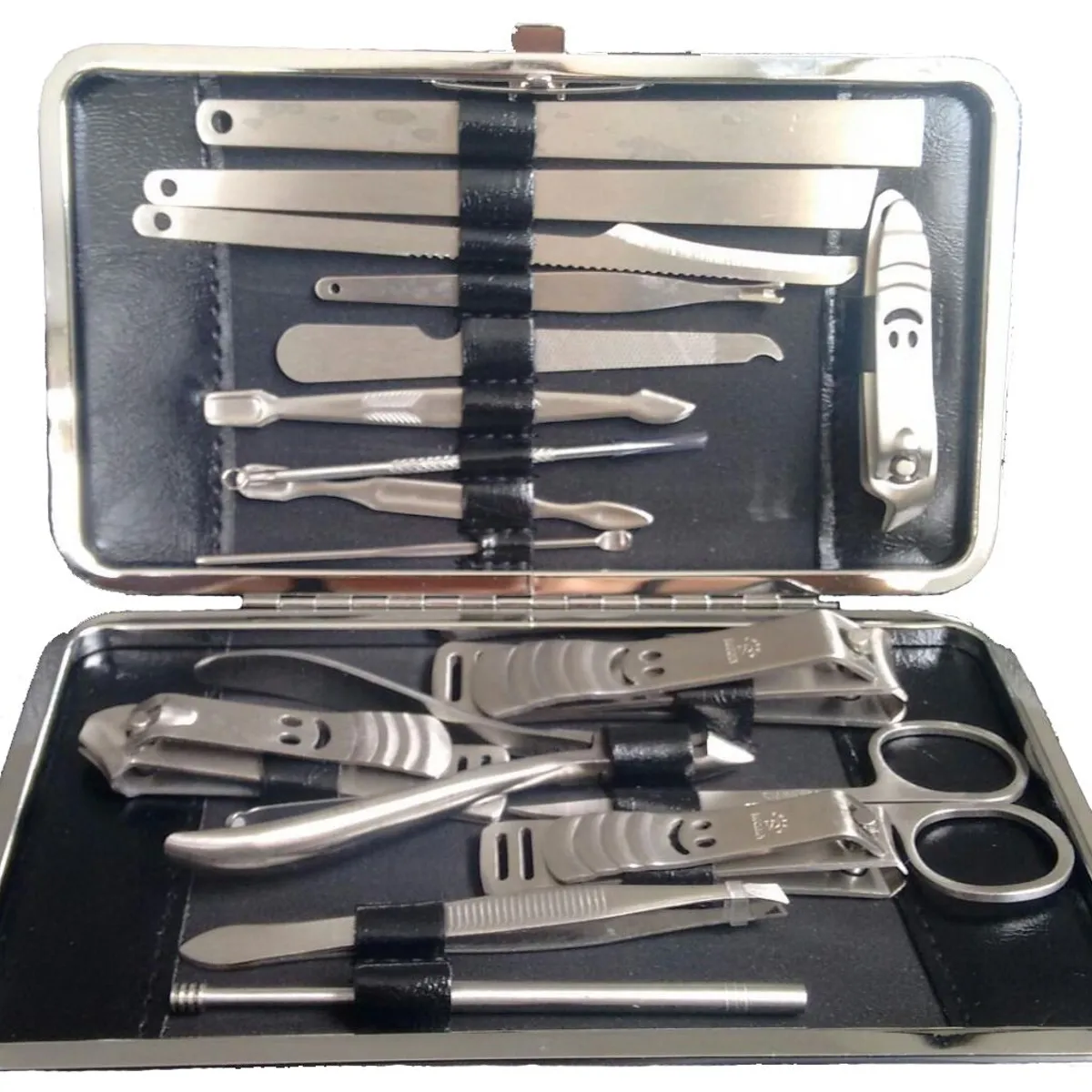 RISUTIMPORT - Set De Pedicura Manicura 17 En 1 Cartuchera 2028