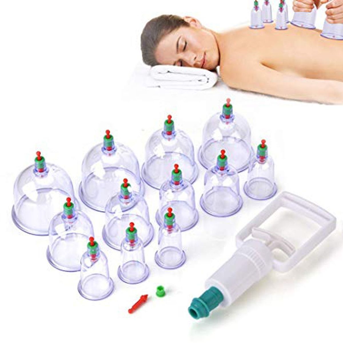 RISUTIMPORT - Ventosas Biomagnéticas  12 Copas + 6 Magnetos