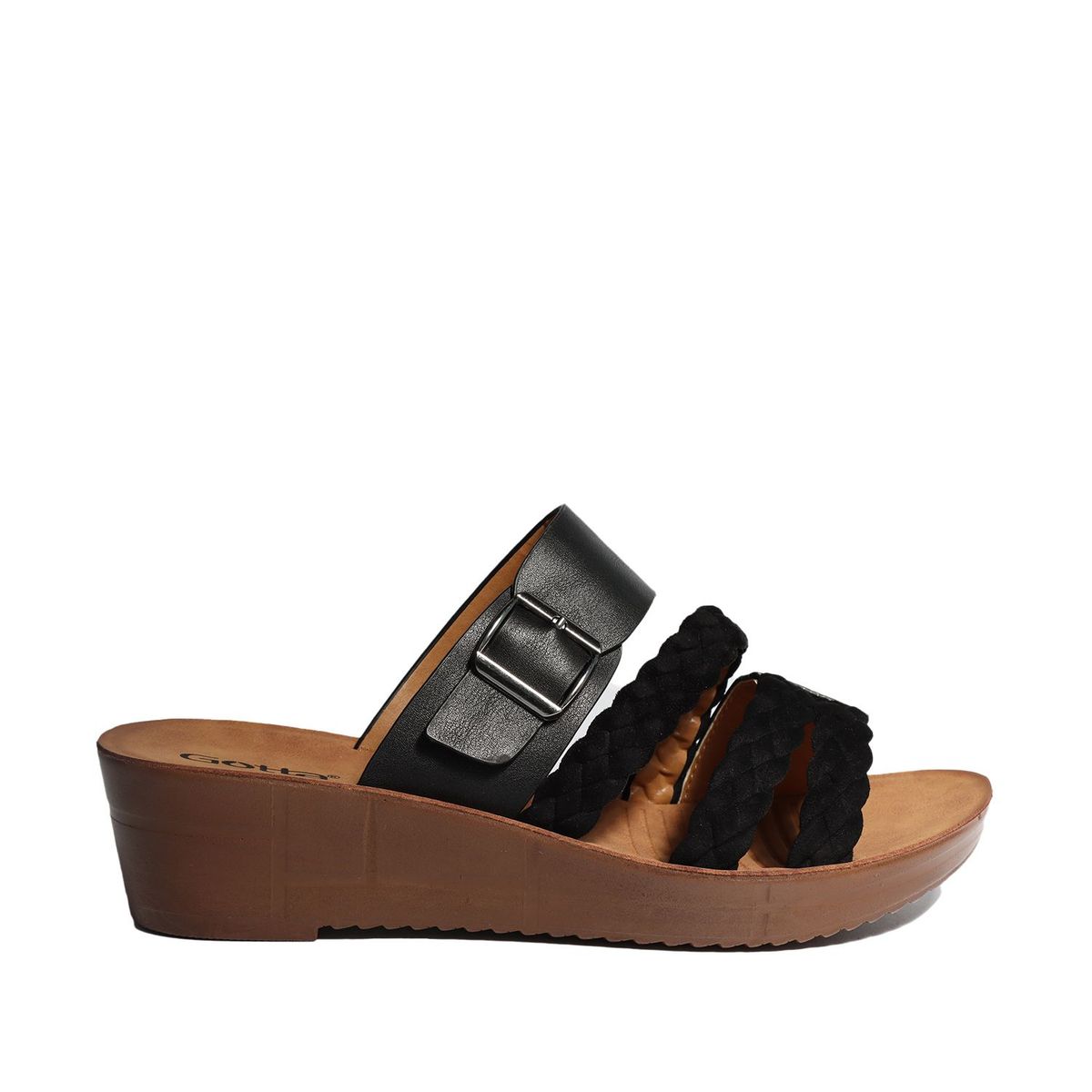 GOTTA - Sandalia Plataforma Negra Mujer 13223 Gotta