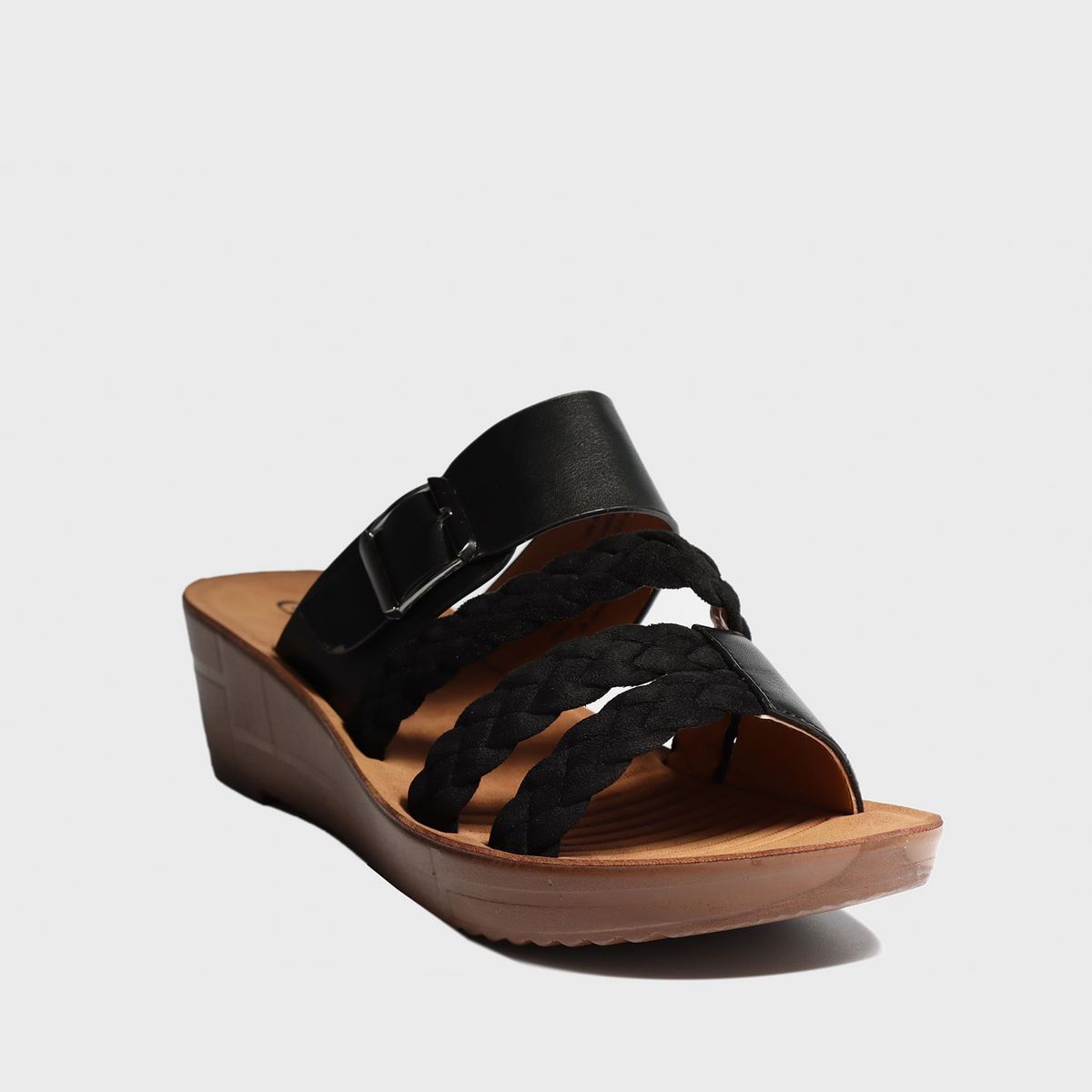 GOTTA - Sandalia Plataforma Negra Mujer 13223 Gotta