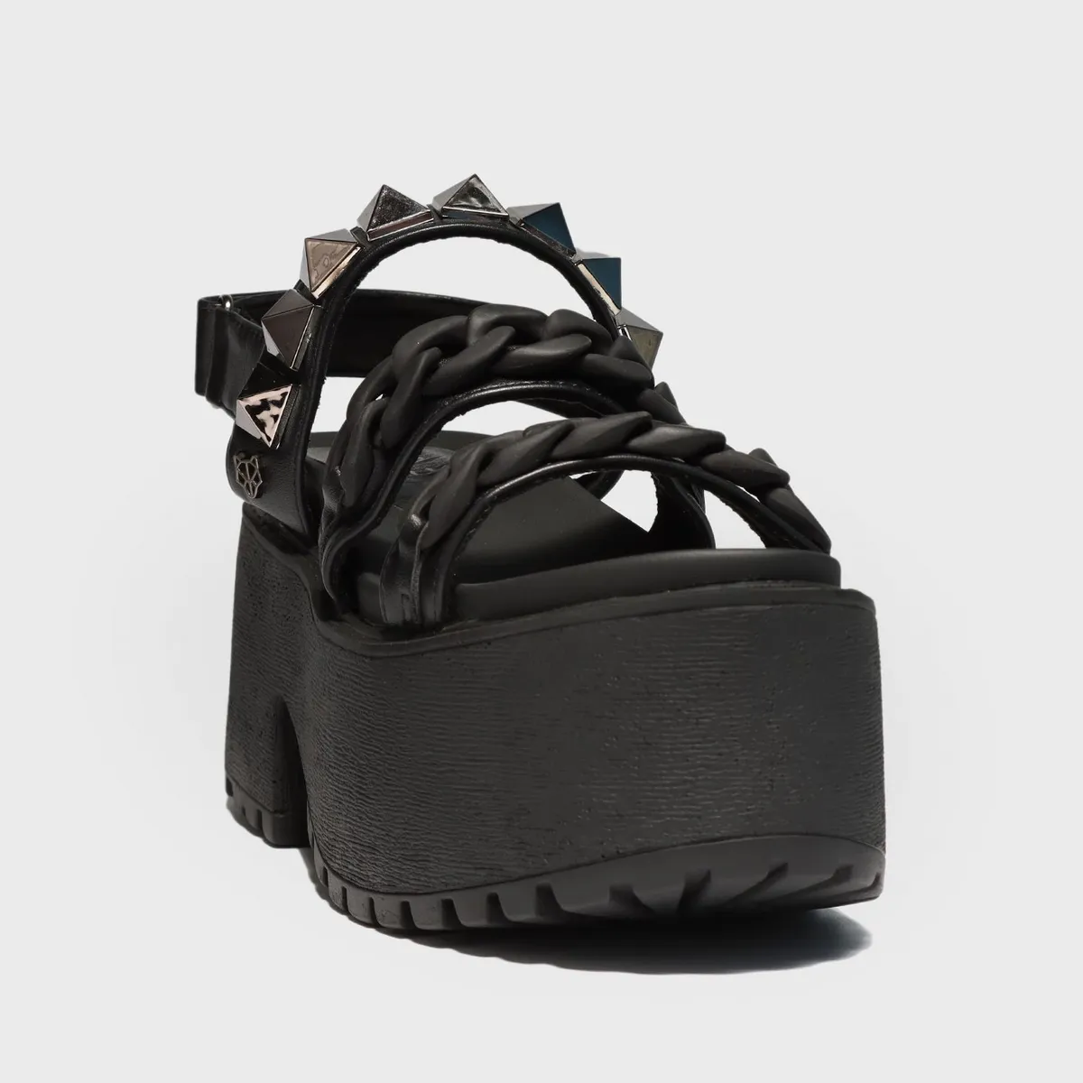 GOTTA - Sandalia Plataforma Negra Mujer 15675 Gotta