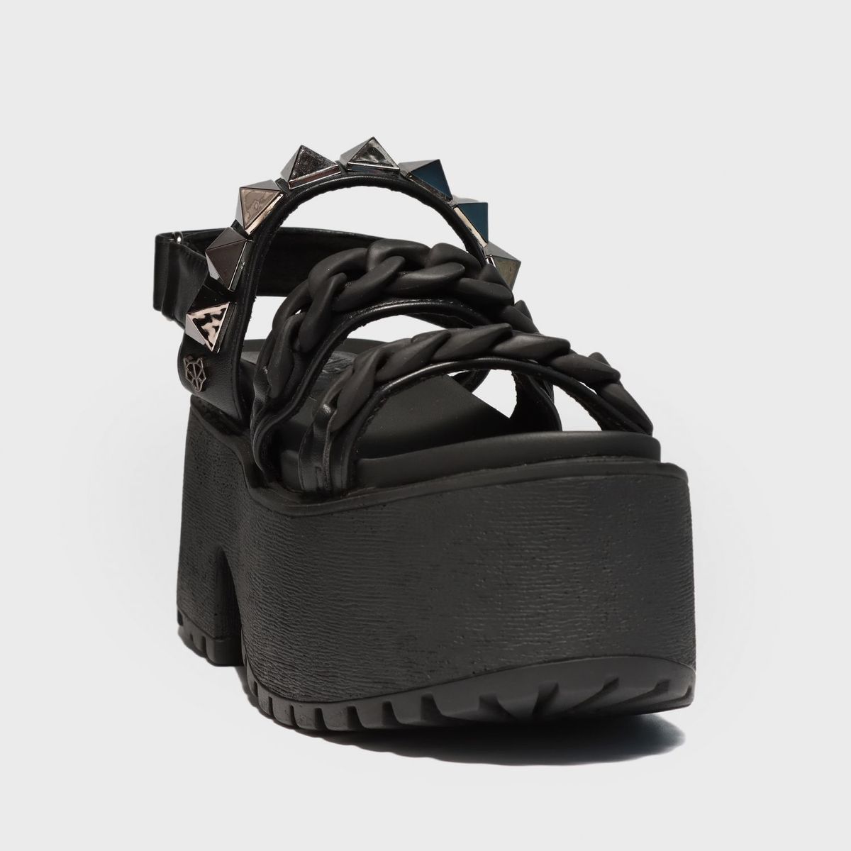 GOTTA - Sandalia Plataforma Negra Mujer 15675 Gotta