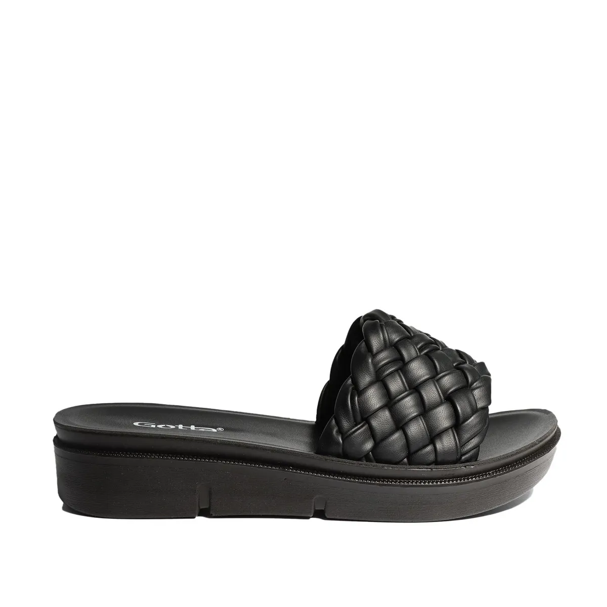 GOTTA - Sandalia Plana Negra Mujer 23231 Gotta