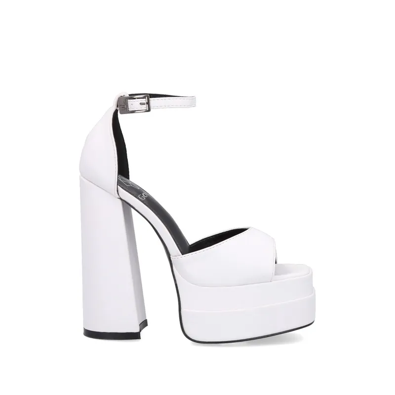 GOTTA - Sandalia Plataforma Blanca Mujer 25911 Gotta