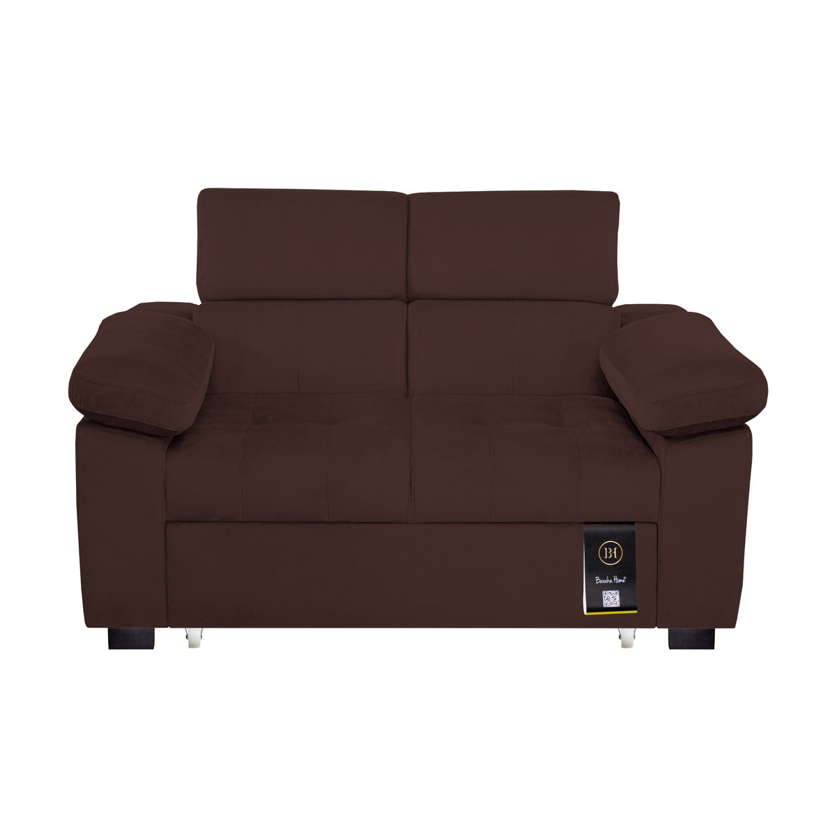 BARAKA HOME - Sofá Cama Baltimore 1.5 Plz - Chocolate