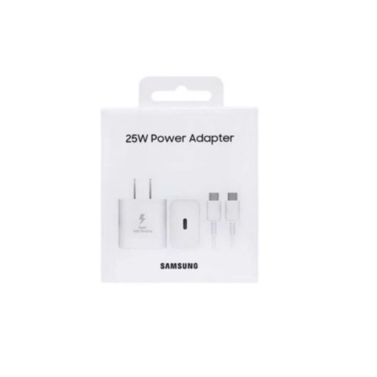 SAMSUNG - Cargador Samsung 25W PD Adapter Cable Tipo - C Blanco