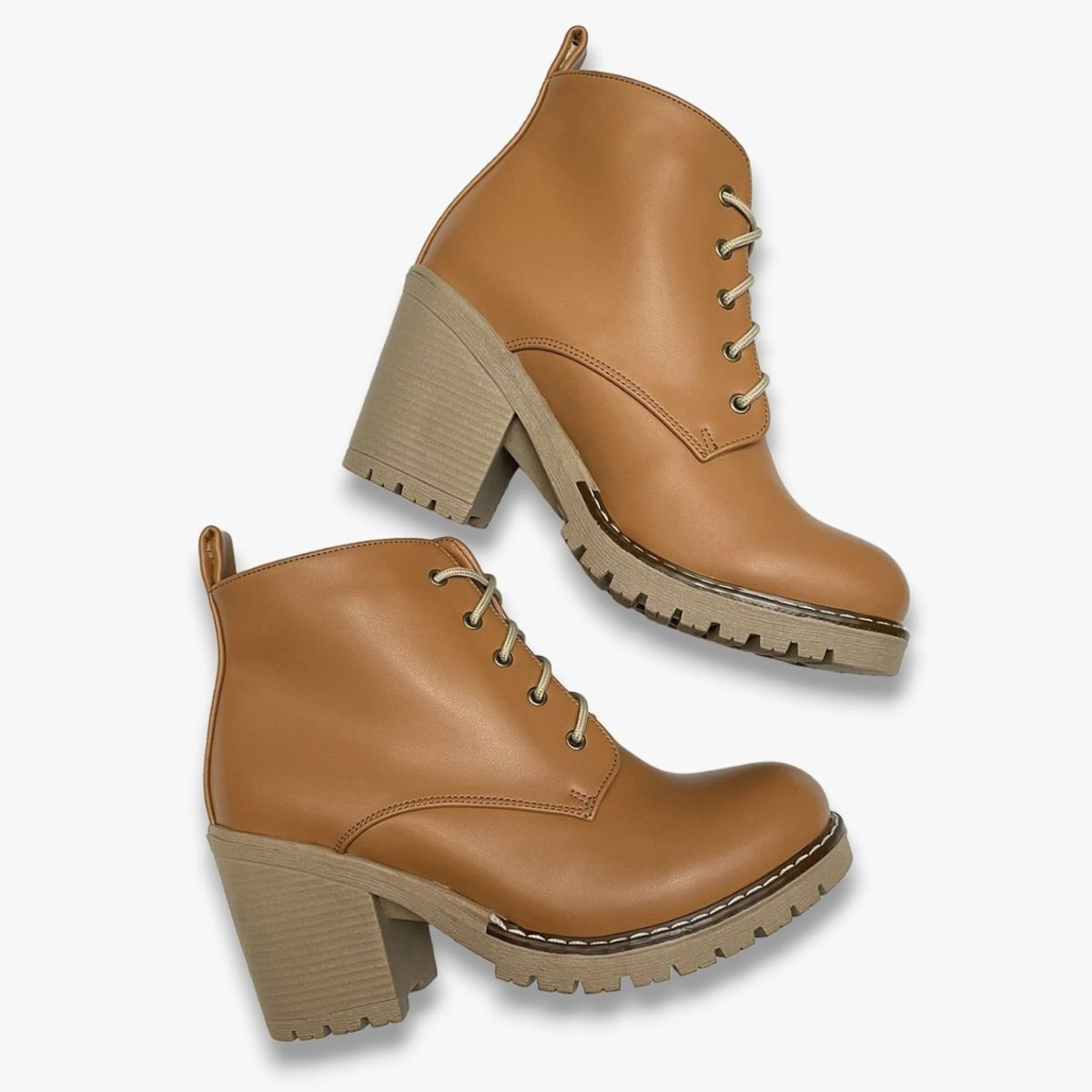 GENERICO - Botines para mujer Misshus Antonieta camel ci