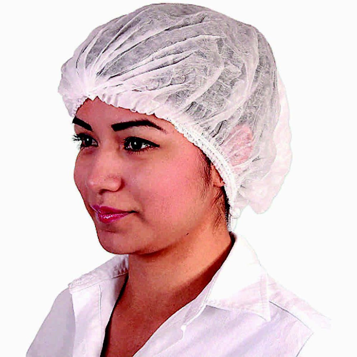 GENERICO - Tocas COFIA Cubre Cabeza BLANCO - Caja x 100 unidades