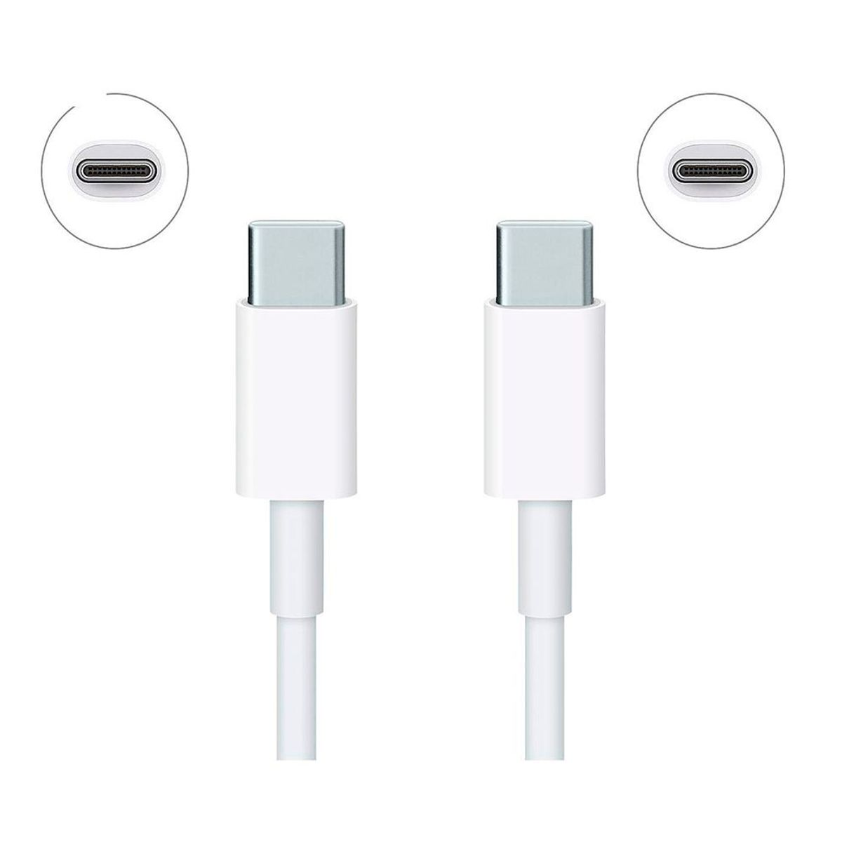 XIAOMI - Xiaomi MI USB-C to USB-C Cable de Datos 150cm - Blanco
