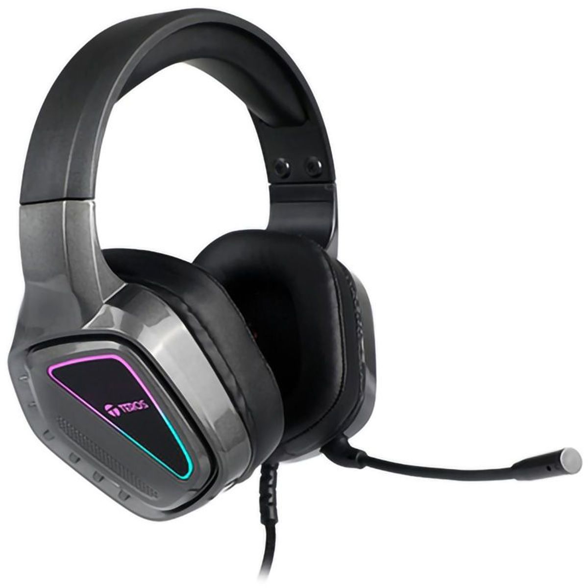 TEROS GAMING - Auriculares Teros TE-8171N luces RGB y Micrófono