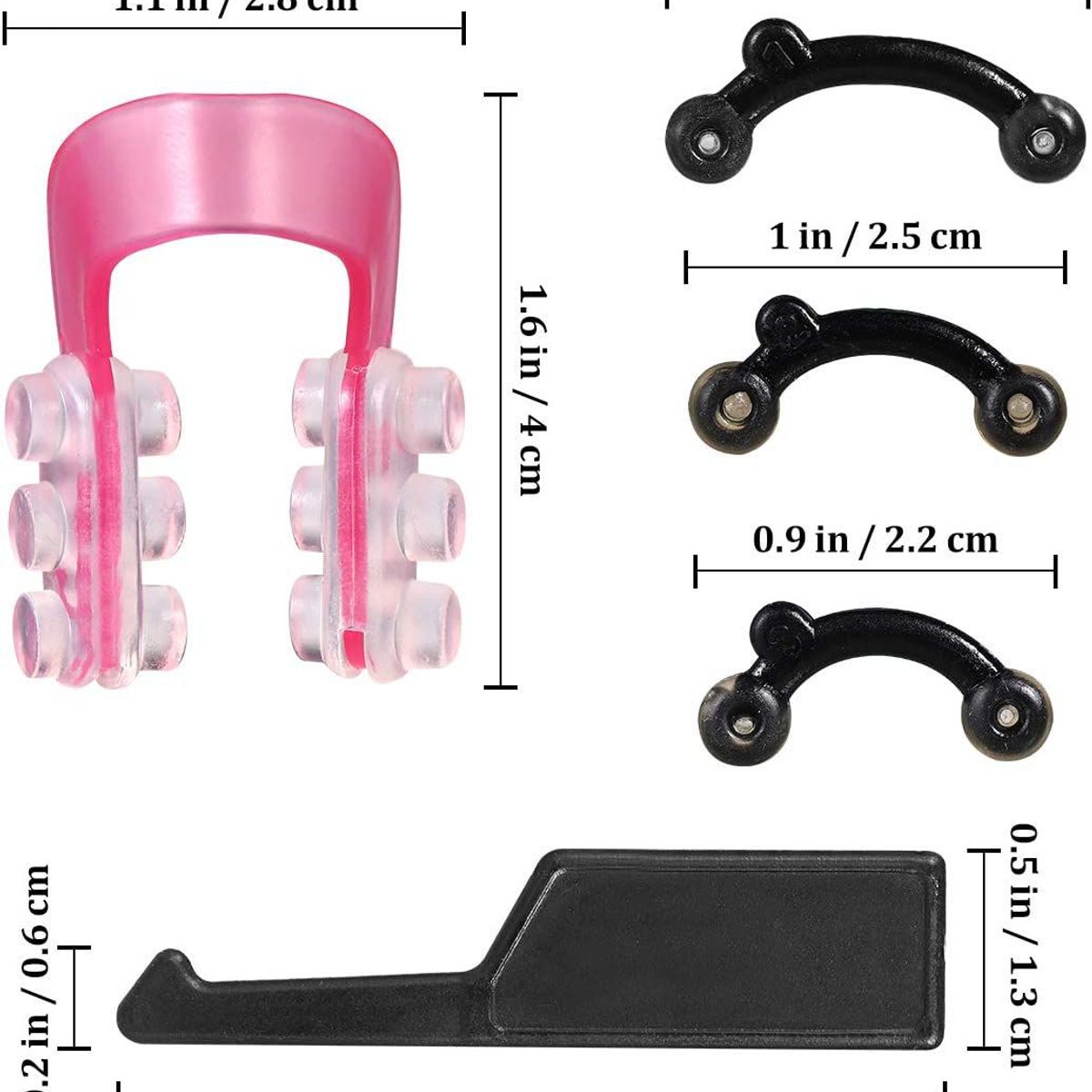 GENERICO - Corrector Nasal  X6 3 Tallas + Perfilador