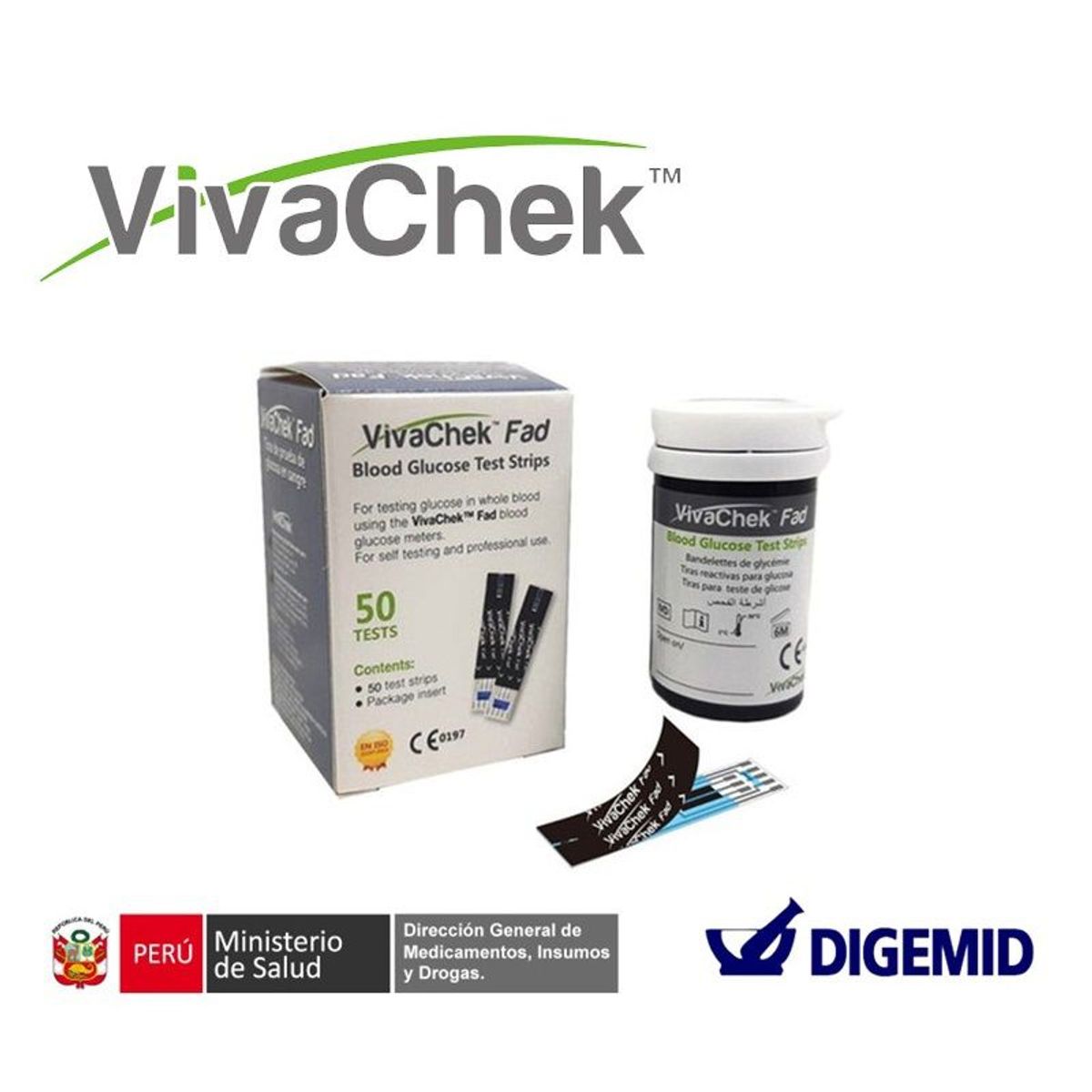 GENERICO - TIRAS REACTIVAS VIVA CHEK FAD