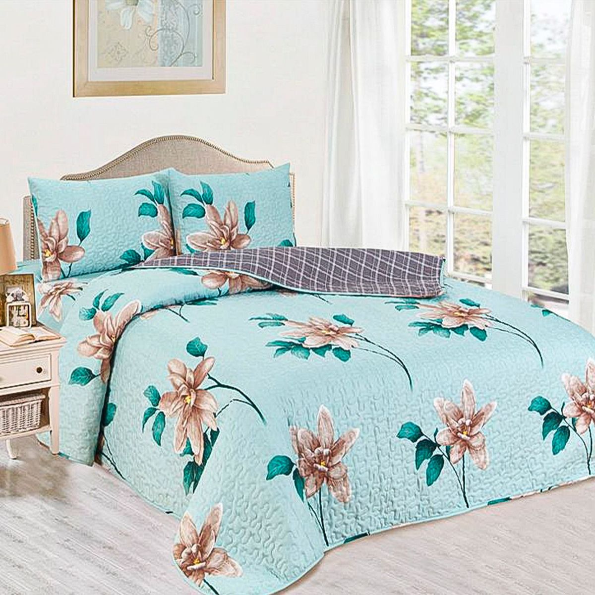 CASATEX - Cubrecama + Sábanas  KING - M21