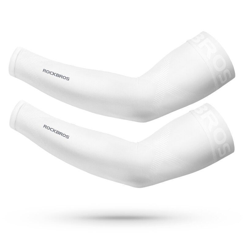 ROCKBROS - Mangas Deportivas ROCKBROS XT056 Blanco Protección UV