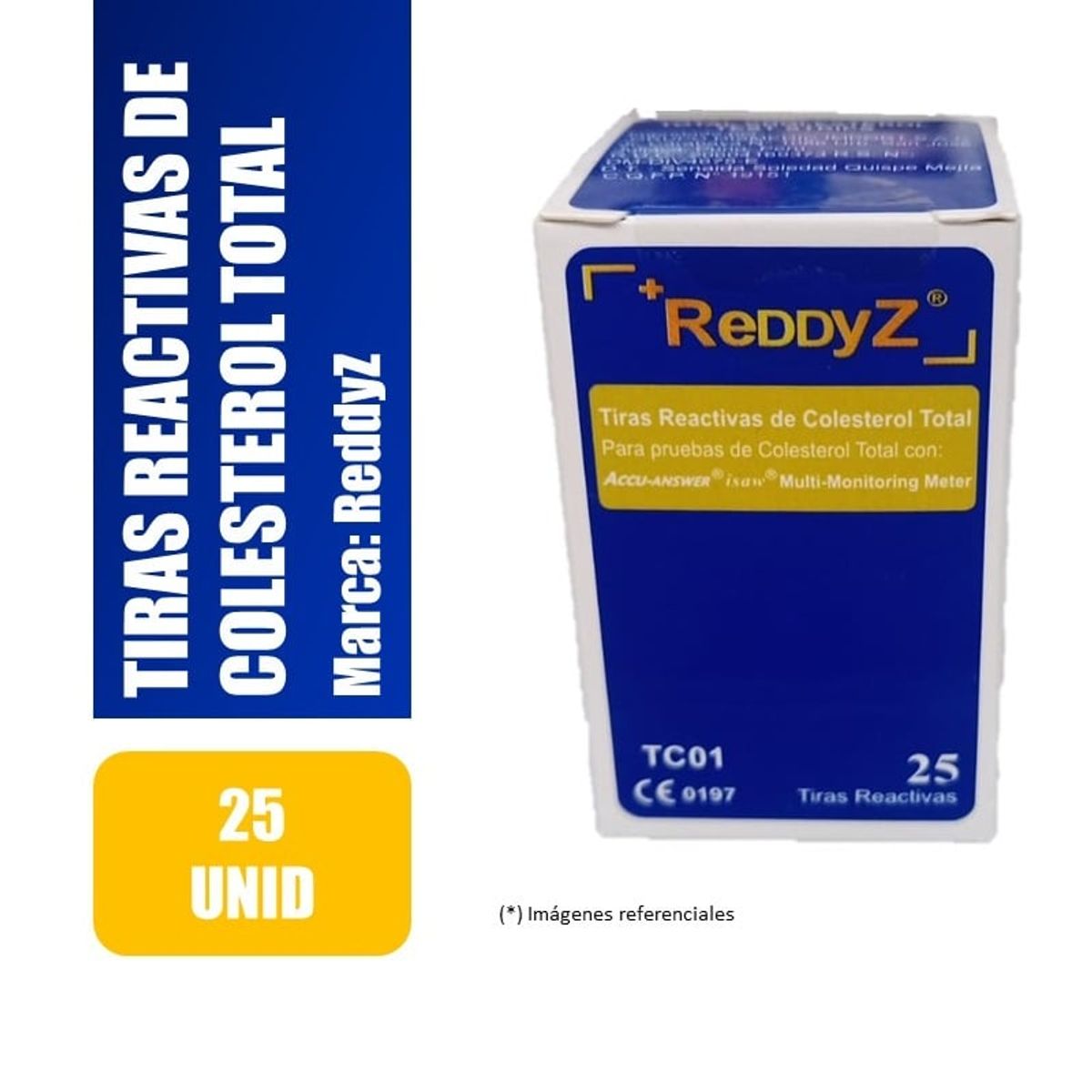 GENERICO - PACK ACCU ANSWER II: 25 TIRAS DE COLESTEROL Y 50 TIRAS DE HEMOGLOBINA