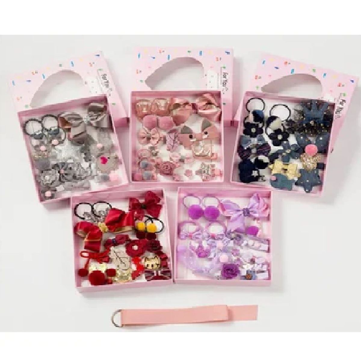 GENERICO - ACCESORIOS PARA EL CABELLO NIÑA HAPPY EVERY DAY 18 PZS