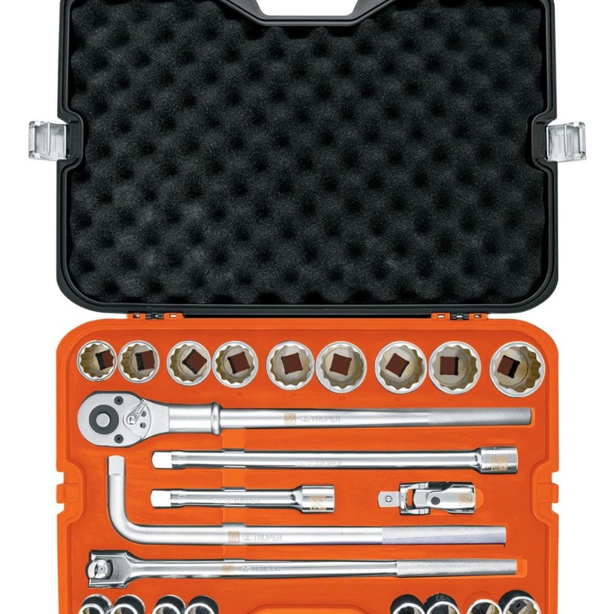 TRUPER - Juego de 23 herramientas cuadro 3/4" std para mecánico