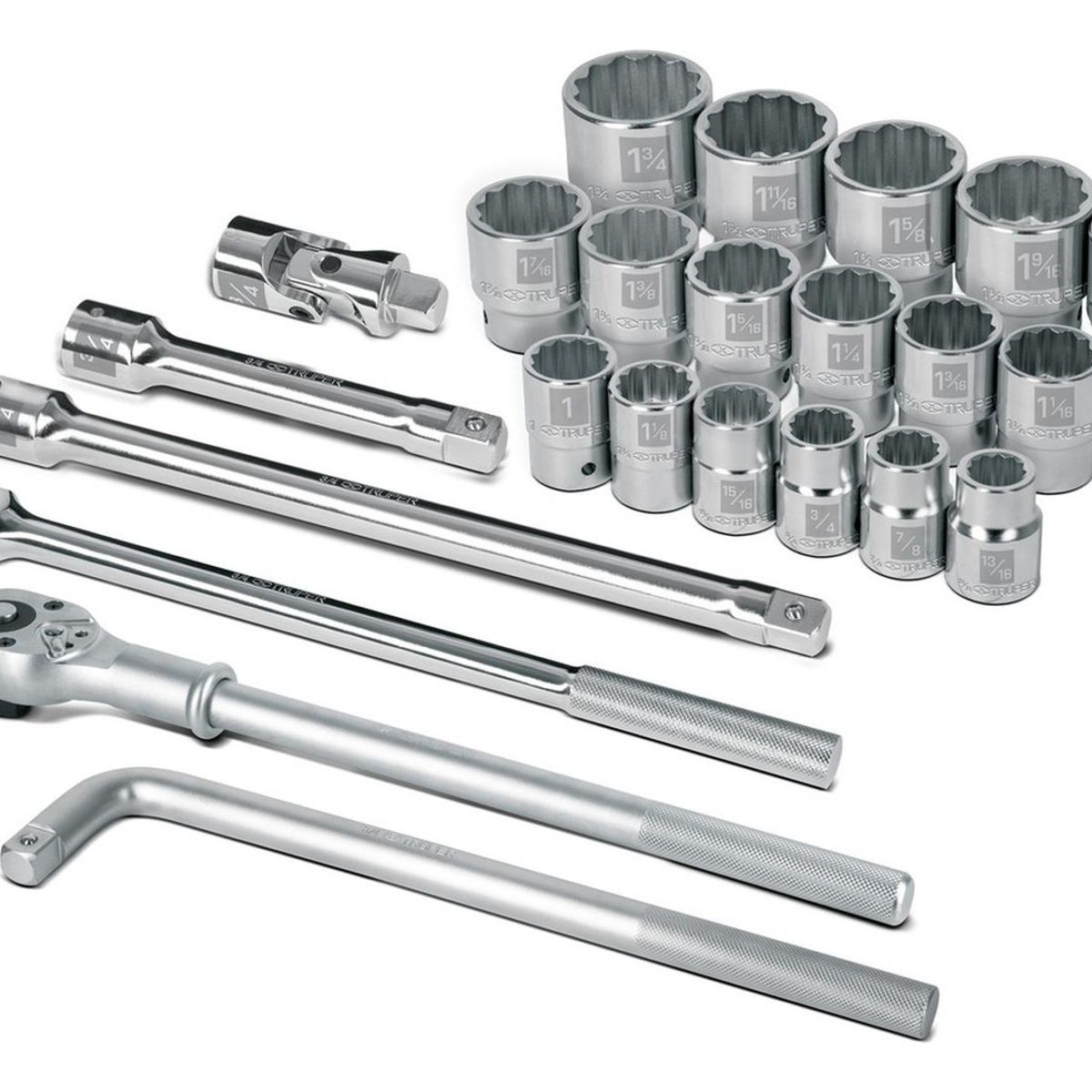 TRUPER - Juego de 23 herramientas cuadro 3/4" std para mecánico