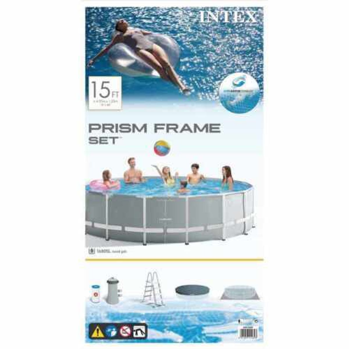 INTEX - Prism Frame Piscina Redondo 457x122cm - Intex - 26726