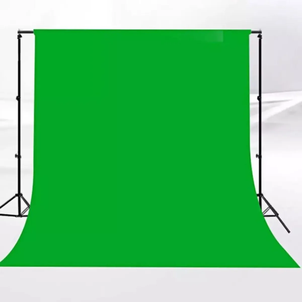 INTERLUD - Kit Chroma Fondo Tela Verde Estudio Foto y Video con parantes