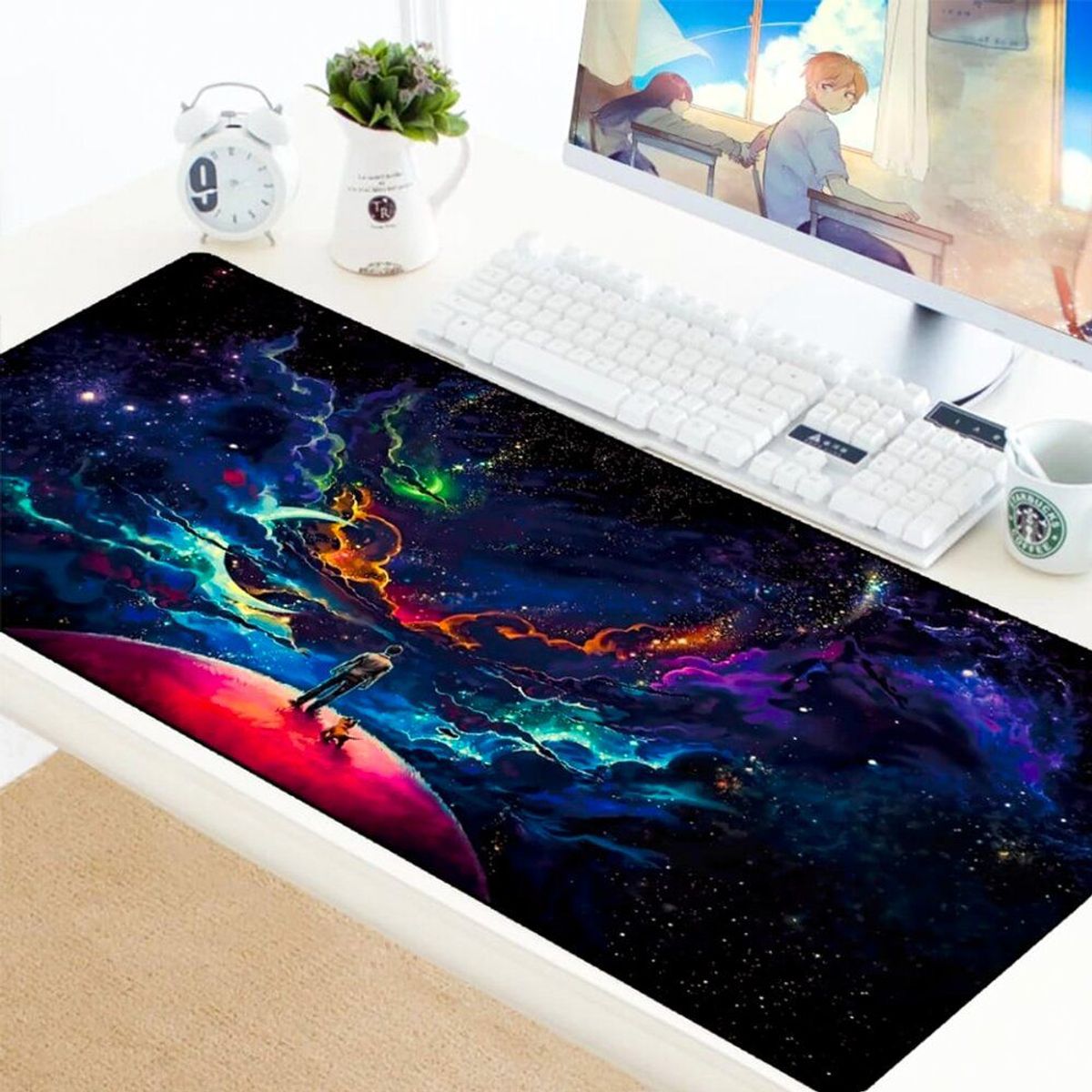 GENERICO - Mousepad Gamer Dreizt Galaxia 80cm X 30cm XL