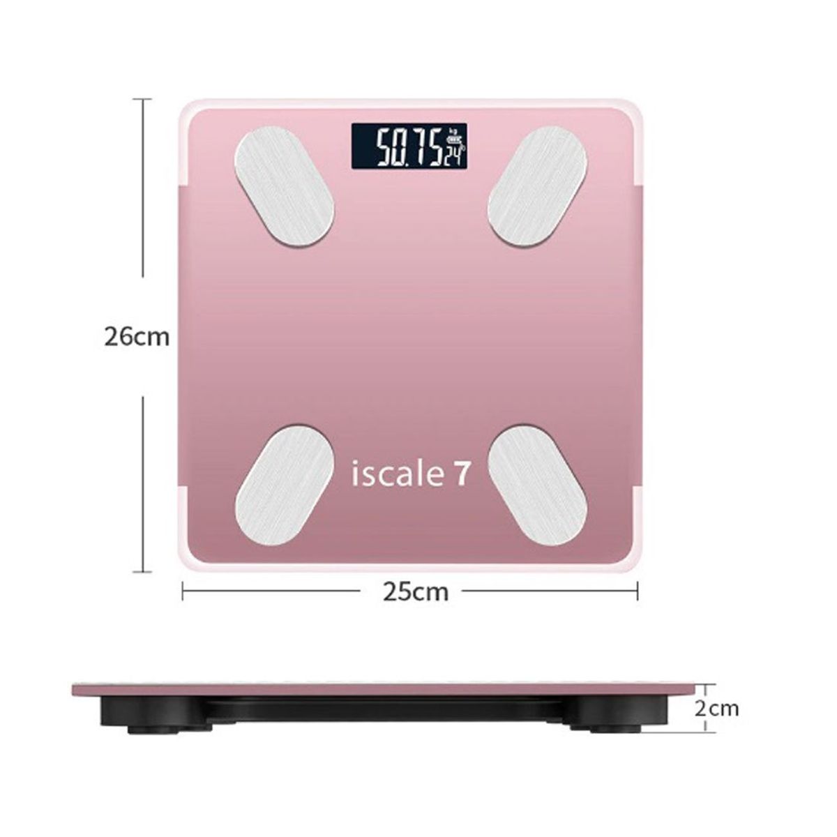 GENERICO - Balanza Smart Bluetooth Controla Tu Peso Grasa