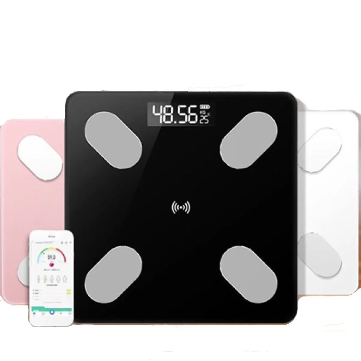 GENERICO - Balanza Smart Bluetooth Controla Tu Peso Grasa