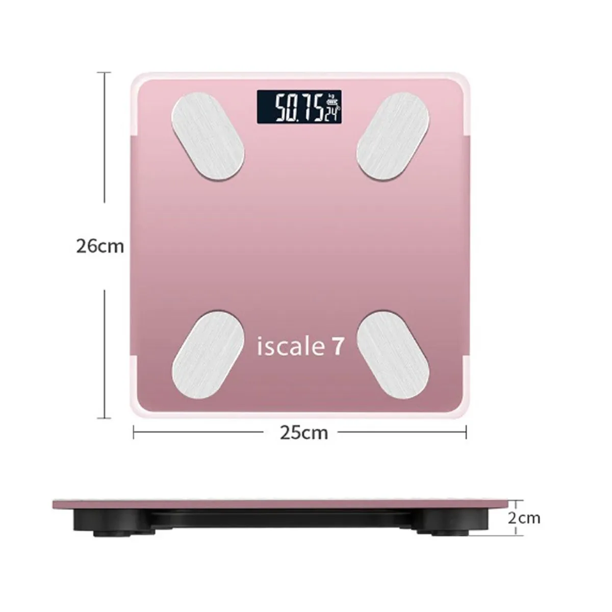 GENERICO - Balanza Smart Bluetooth Controla Tu Peso Grasa