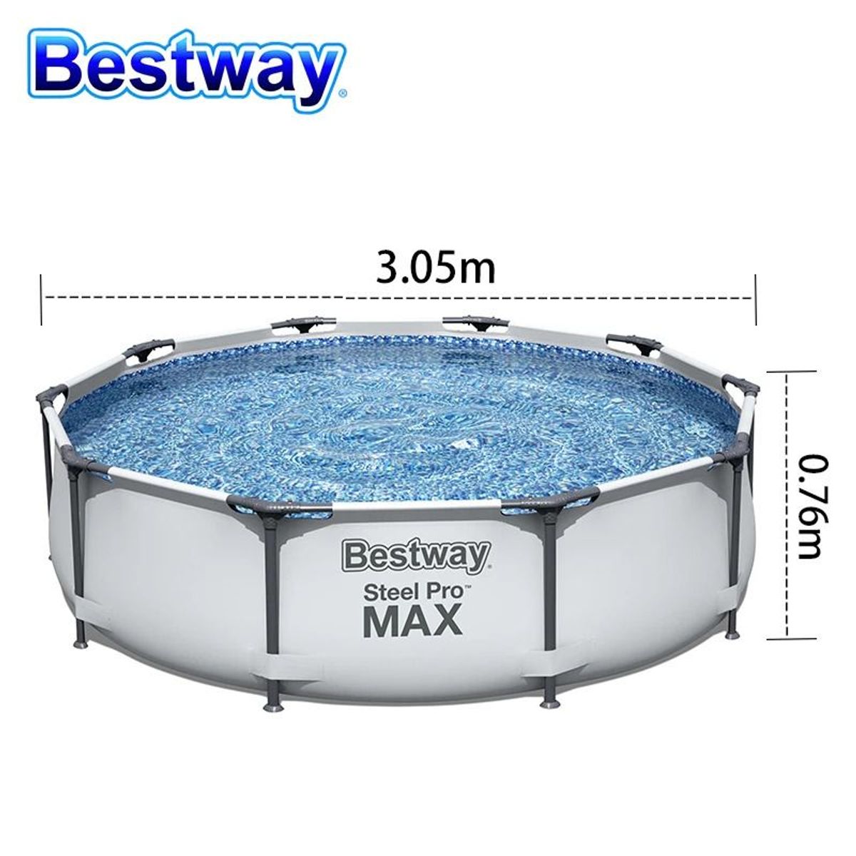 BESTWAY - Bestway - Piscina Estructural Circular 305 x 76 CM